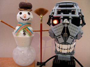 LEGO terminator Happy Holidays